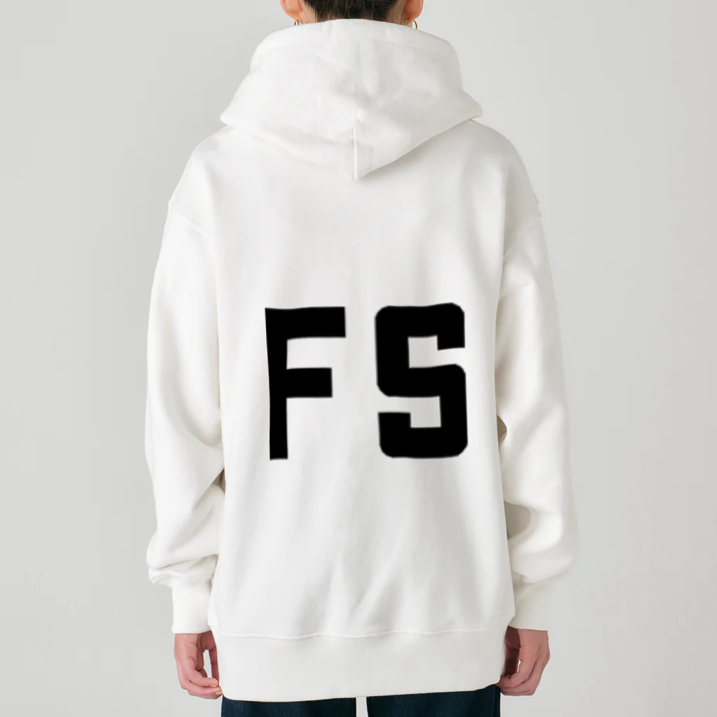 ファイナンシャルズのFSマーク（黒） Heavyweight Zip Hoodie