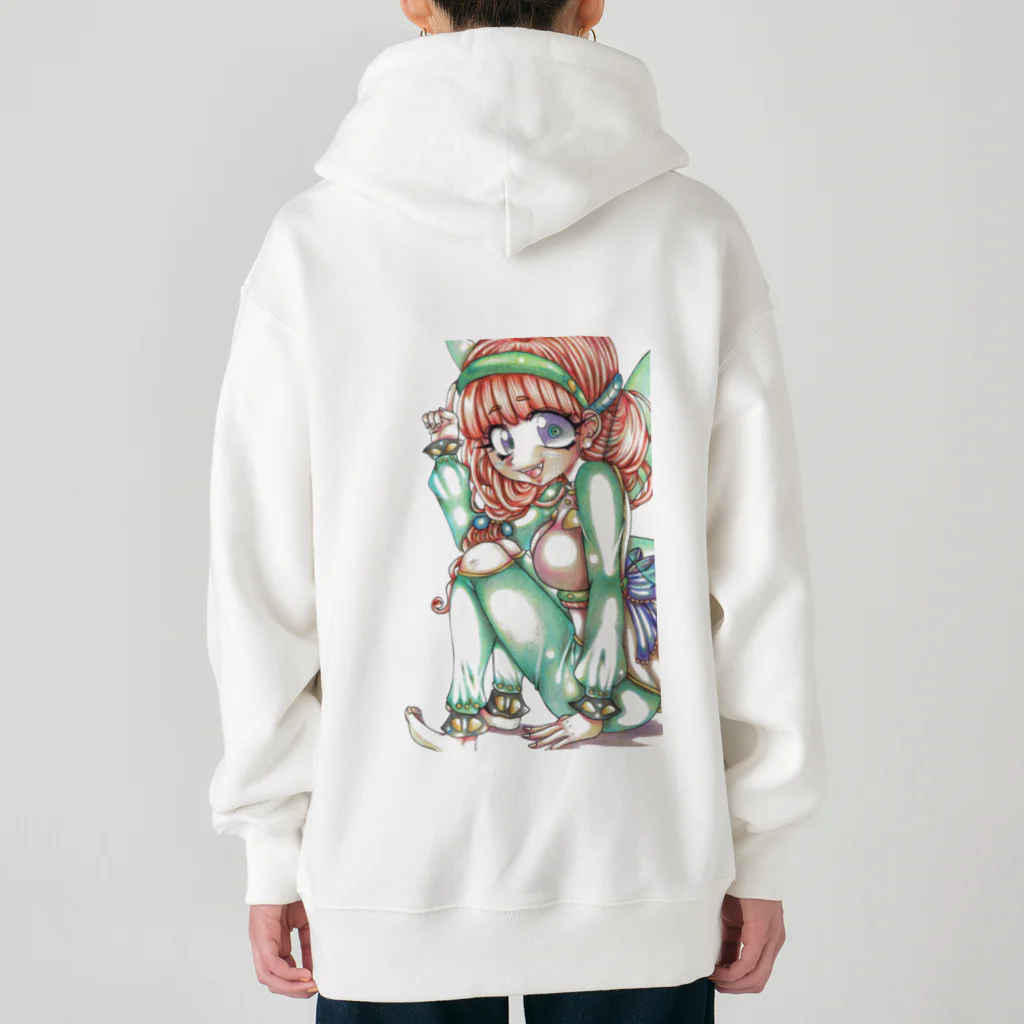 弐０Heartsの妖精の少女 Heavyweight Zip Hoodie