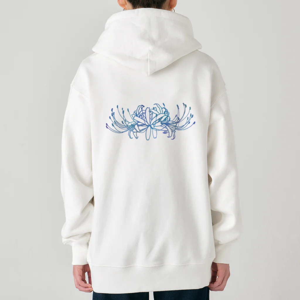 綾錦工房 りこりすの曼珠沙華 【月光】 Heavyweight Zip Hoodie