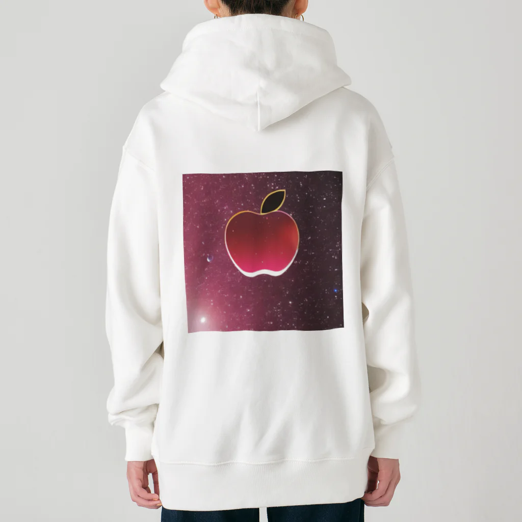 AI画家『Stable Diffusion』Shopのスペース・アップル🍎 Heavyweight Zip Hoodie