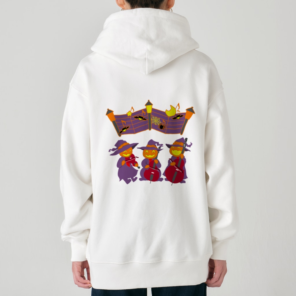 GOODS SHOP【そぞろな小窓】 SUZURI店の[バックプリント]【本番まであと何日？】 Heavyweight Zip Hoodie