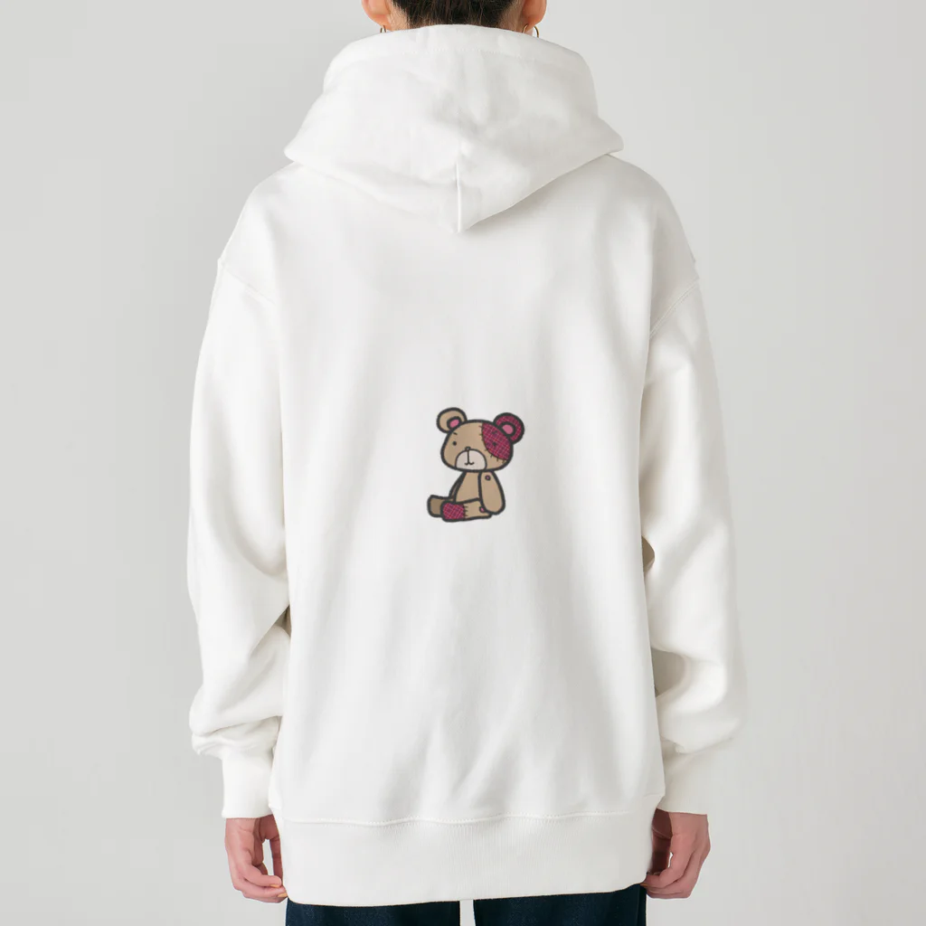 ゆるれあの「ぬ」ぬいぐるみ Heavyweight Zip Hoodie