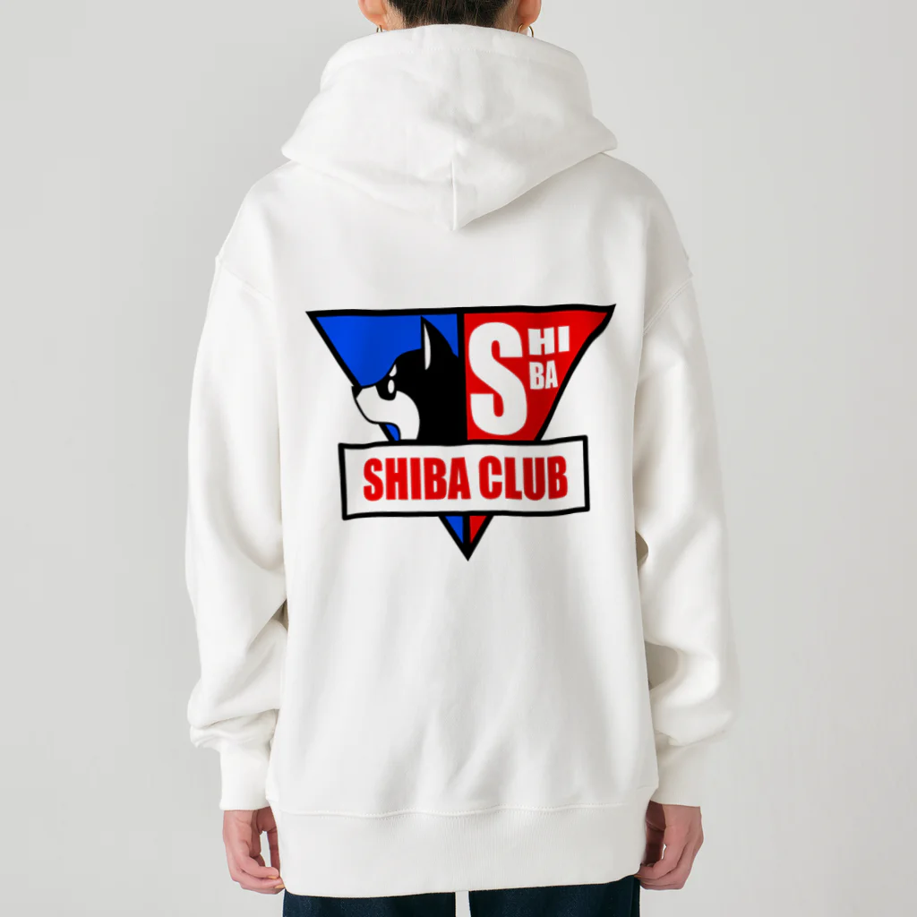 CARTOON PETDOGSのSHIBACLUB パーカー　～ Black Shiba Ver～　 Heavyweight Zip Hoodie