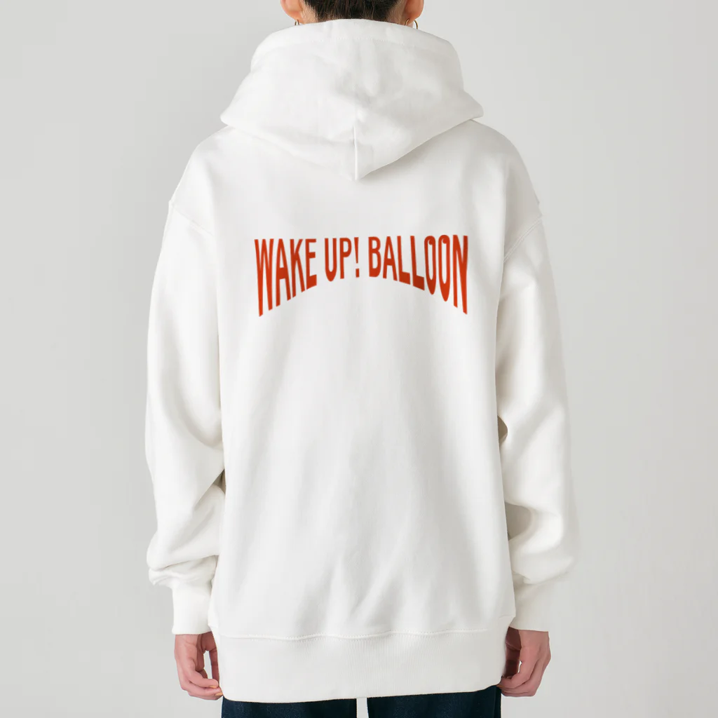 WakeUp!BalloonのRedBalloon Heavyweight Zip Hoodie