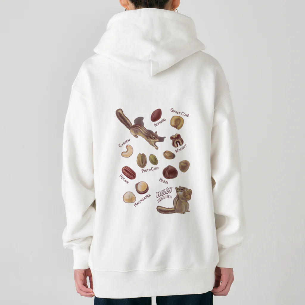 huroshikiのNUTS collection ナッツコレクション Heavyweight Zip Hoodie