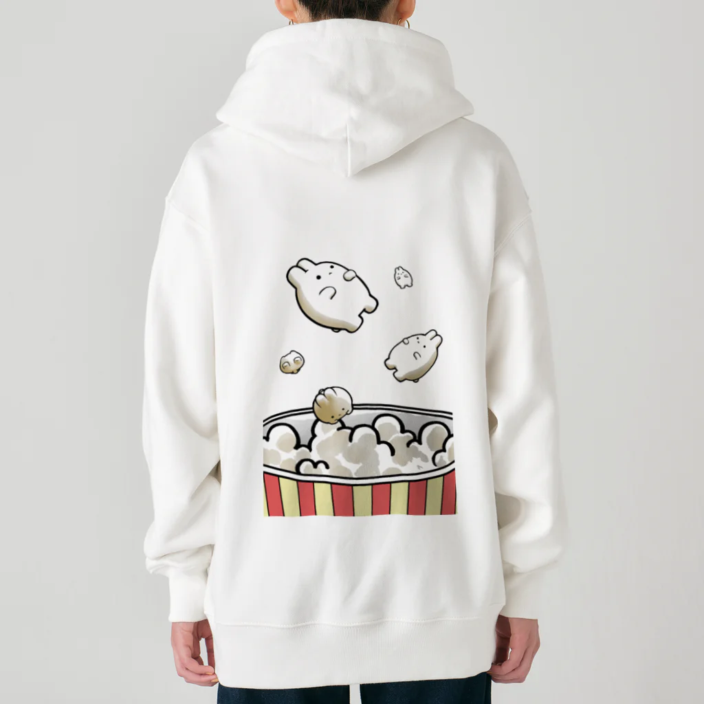 あさごはんのポップコーンうさぎ Heavyweight Zip Hoodie