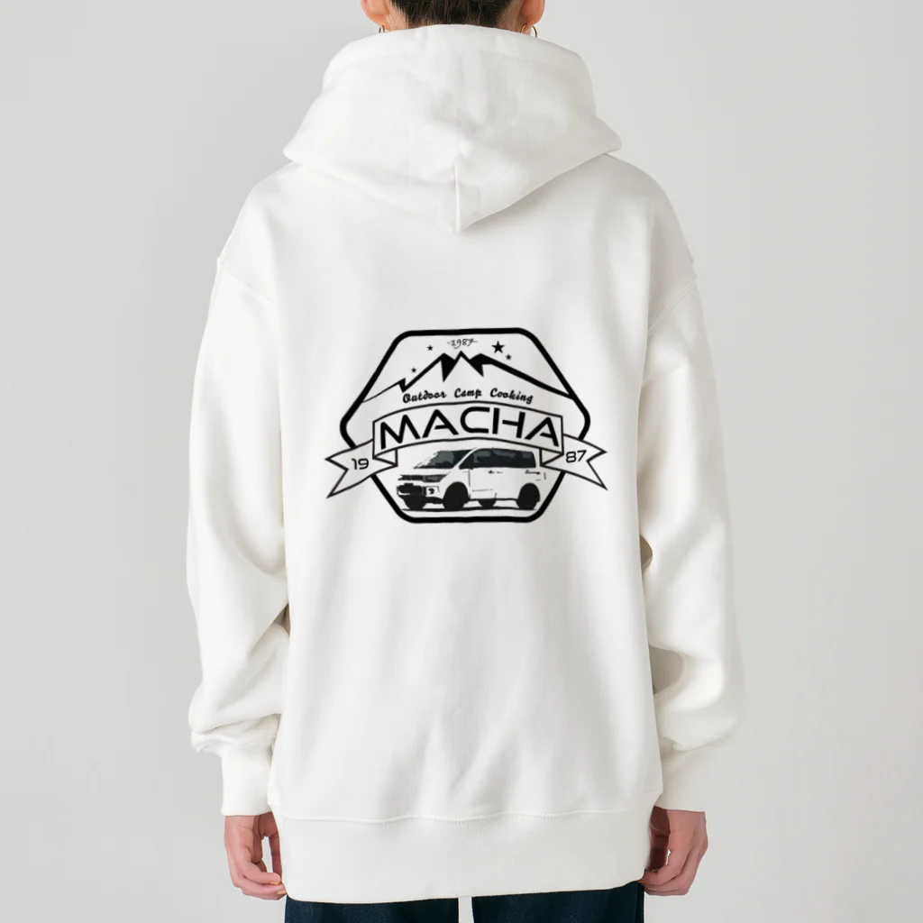 まちゃのキャンプ飯部のまちゃのキャンプ飯部ステッカーのアイテムです Heavyweight Zip Hoodie