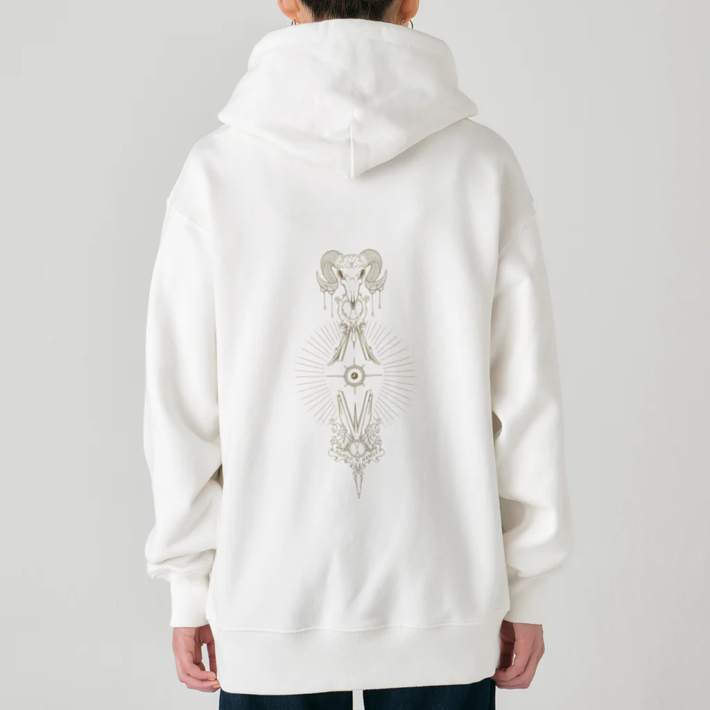 Marks_of_WanderのMarks of Wander (金) Heavyweight Zip Hoodie