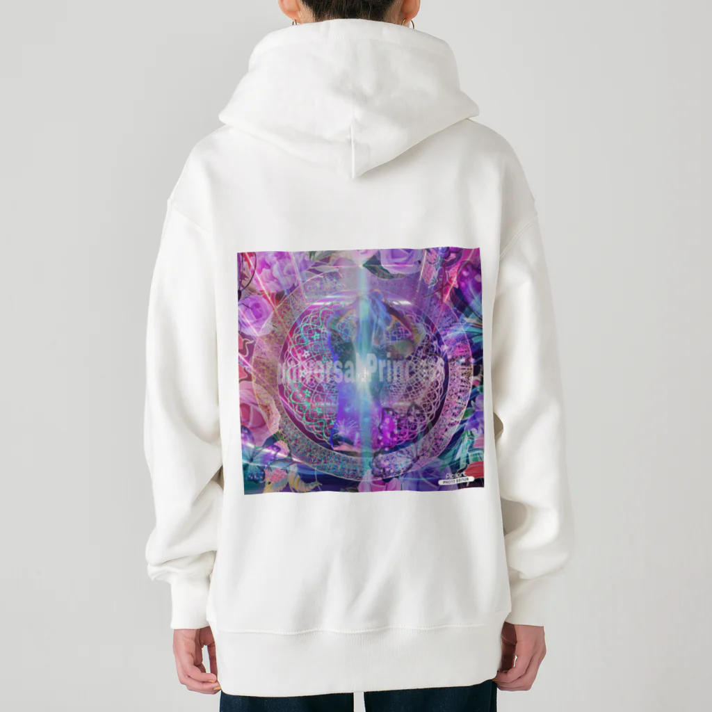 💖宇宙整体♪🌈♪こころからだチャンネル♪💖のuniversal Princess 曼荼羅 Heavyweight Zip Hoodie