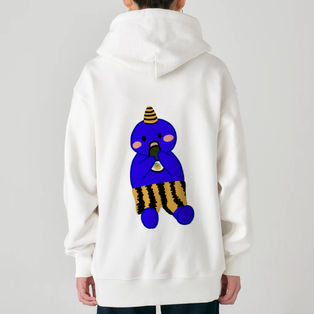 Lily bird（リリーバード）の可愛い青鬼ちゃん① Heavyweight Zip Hoodie