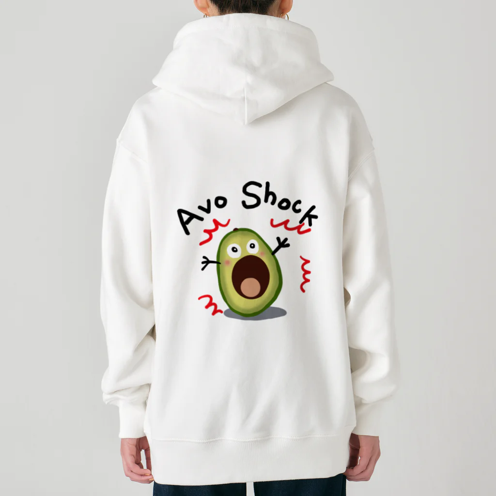 MZグラフィックスのAvo Shock! ヘビーウェイトジップパーカー