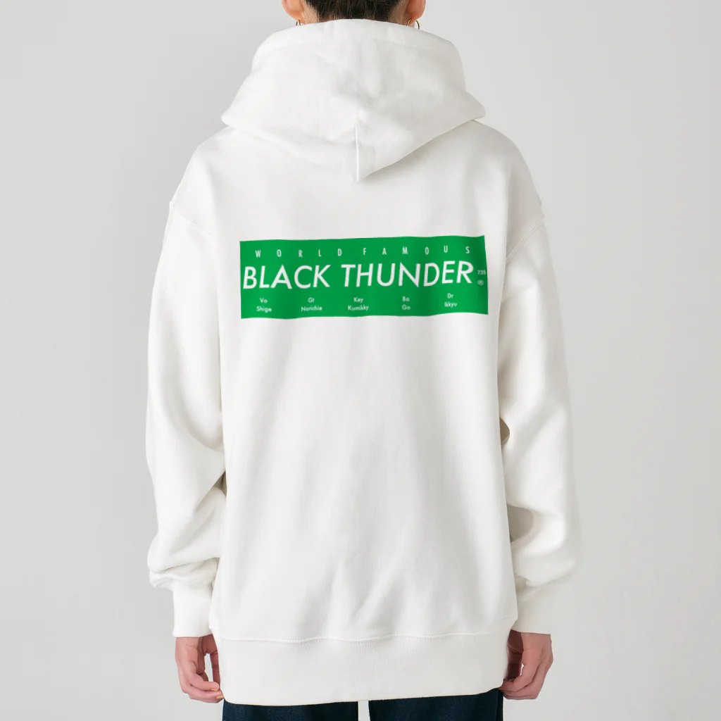 65narrowのBLACK THUNDER ヘビーウェイトジップパーカー