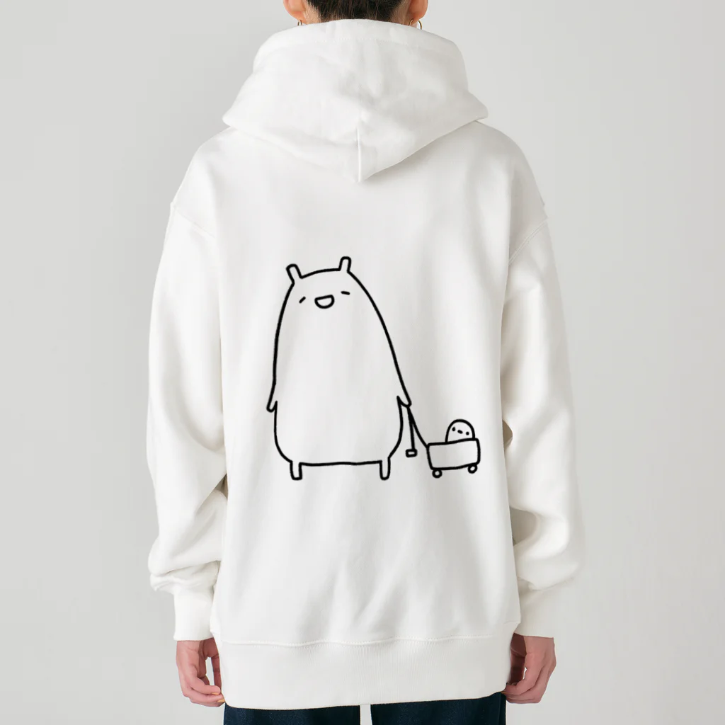 うさやのお散歩をするかわいいねこ Heavyweight Zip Hoodie