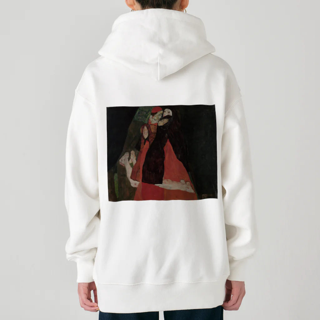 世界美術商店の枢機卿と尼僧(愛撫) / Cardinal and Nun (Caress) Heavyweight Zip Hoodie