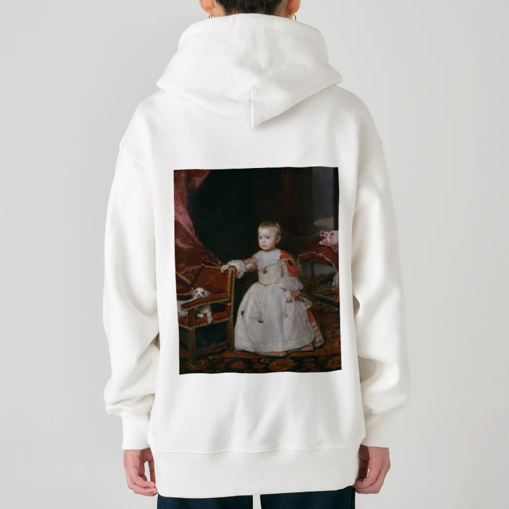 世界美術商店の皇太子フェリペ・プロスぺロの肖像 / Portrait of Prince Philip Prospero Heavyweight Zip Hoodie