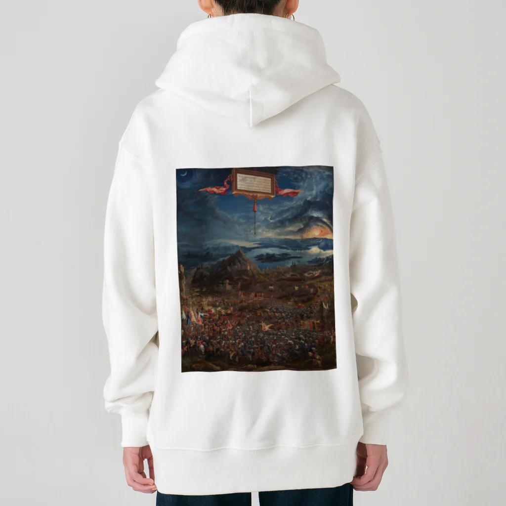 世界美術商店のアレクサンダー大王の戦い / The Battle of Alexander at Issus Heavyweight Zip Hoodie