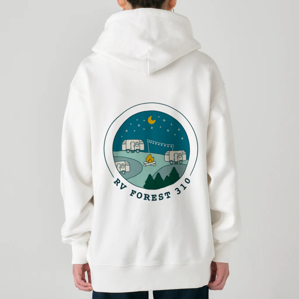 treasuretradingのRV FOREST 310 -1 Heavyweight Zip Hoodie