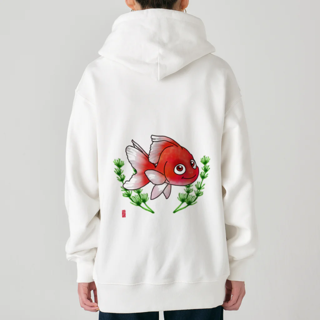 JapaneseArt Yui Shopの金魚ちゃん Heavyweight Zip Hoodie