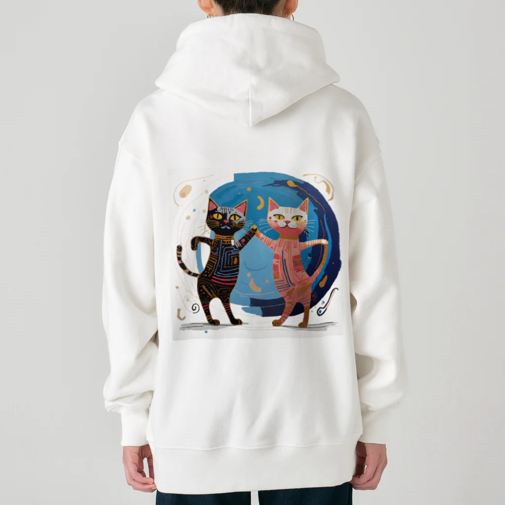 猫魚鳥時々犬等 arte♡のSuccessful Cats ♡ Heavyweight Zip Hoodie