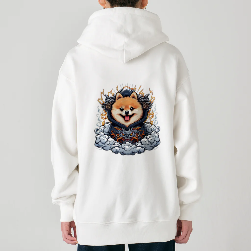 Pom-Dog'sのポメドラゴン Heavyweight Zip Hoodie