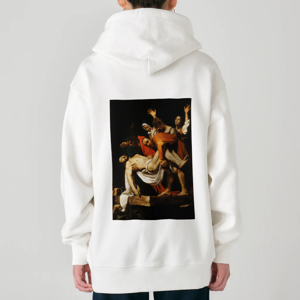 世界美術商店のキリストの埋葬 / The Entombment of Christ Heavyweight Zip Hoodie