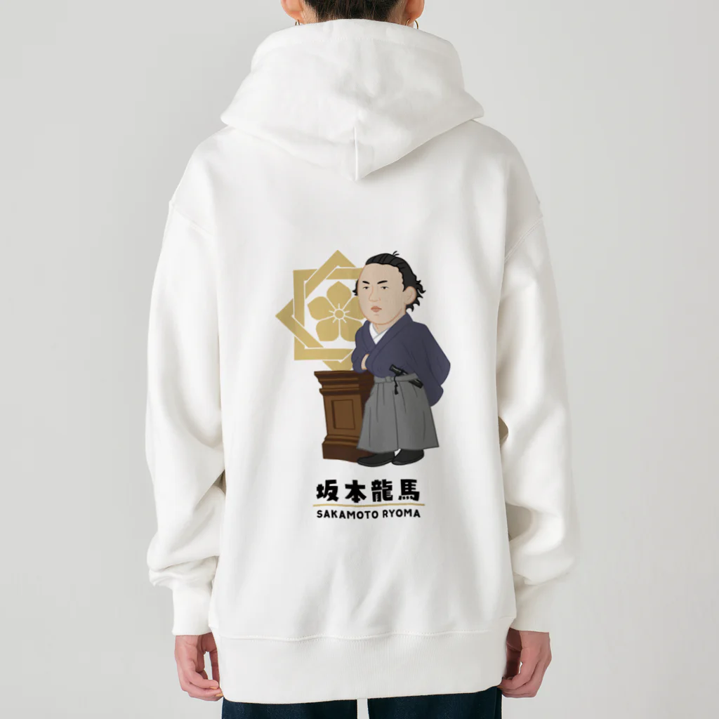 mincruの偉人シリーズ_坂本龍馬 Heavyweight Zip Hoodie