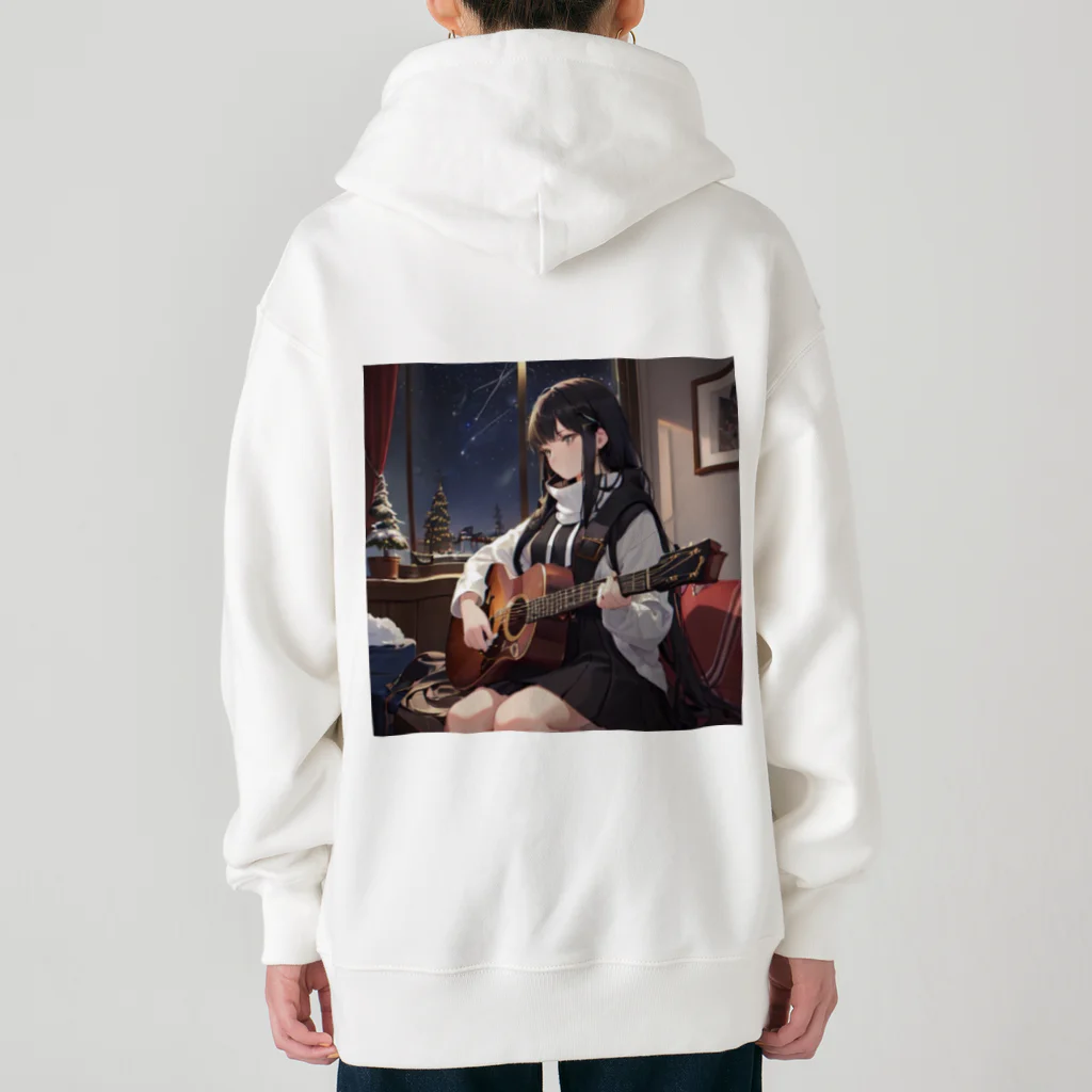 ミネラル太郎のギター少女　リオ Heavyweight Zip Hoodie