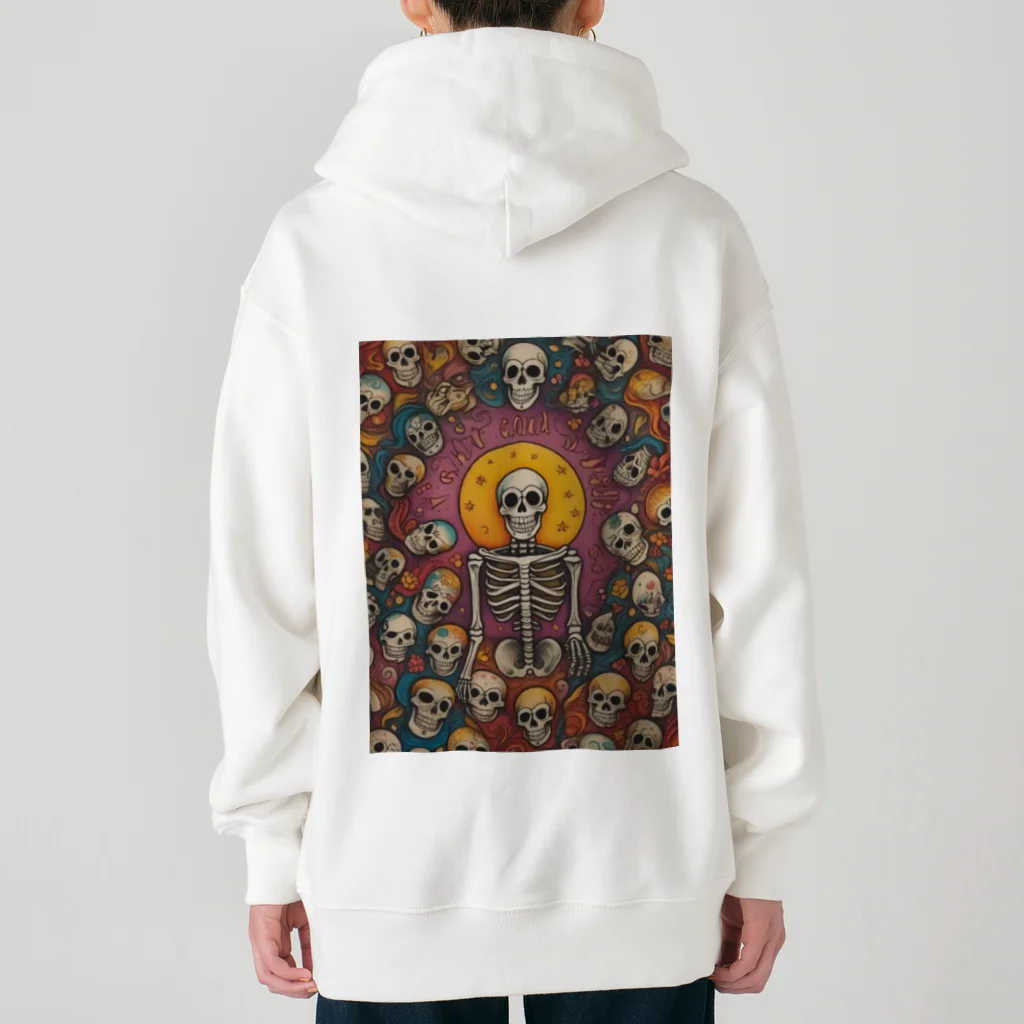 Skull sectionの月とドクロ Heavyweight Zip Hoodie