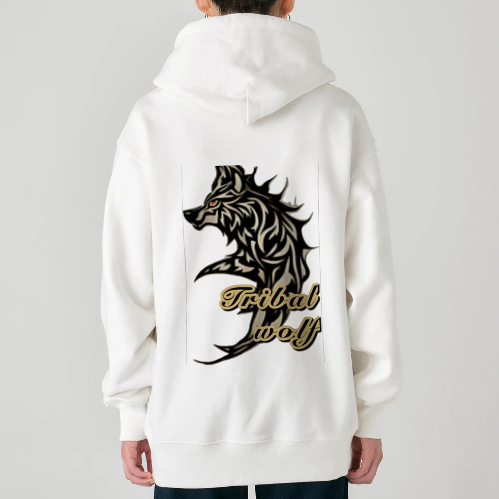 海坊主のUPGとトライバルウルフ Heavyweight Zip Hoodie