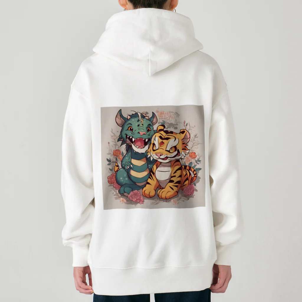 enryuu'sCLUBのPrettywithタイガー＆ドラゴン Heavyweight Zip Hoodie