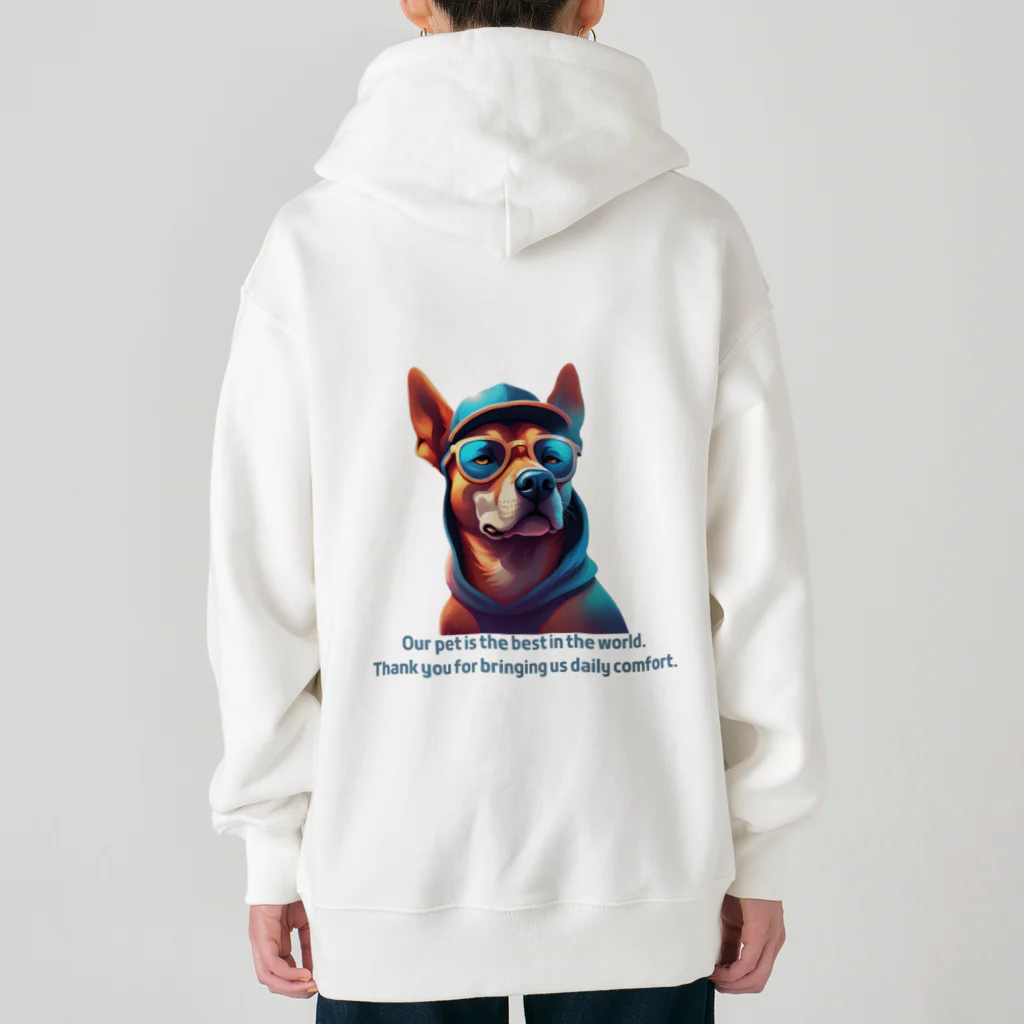 グアムドッグホテルズセレクトショップのかっこいい犬 Heavyweight Zip Hoodie