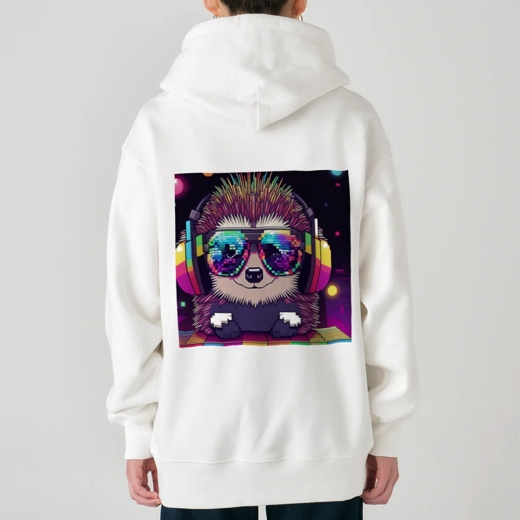 yu-tata-yuのアゲ上げ！DJハリネズミくん Heavyweight Zip Hoodie