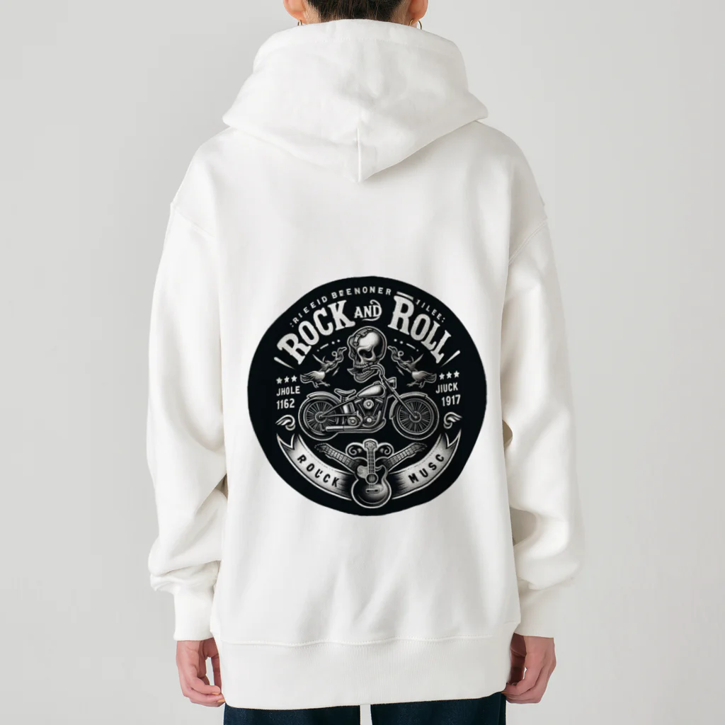 ロック堂のバイクアンドギター Heavyweight Zip Hoodie