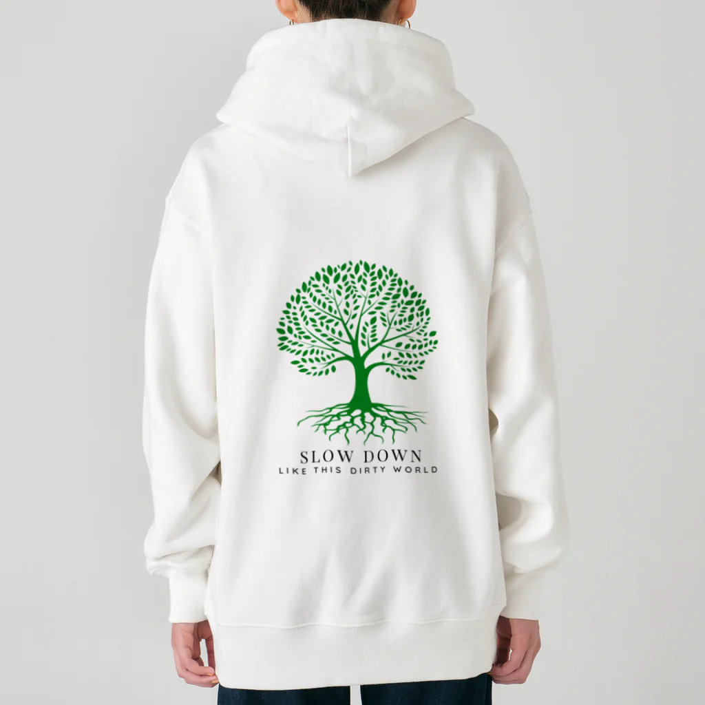 SLOW DoWN333の SLOWDoWN TREE LOVE WEAR Heavyweight Zip Hoodie