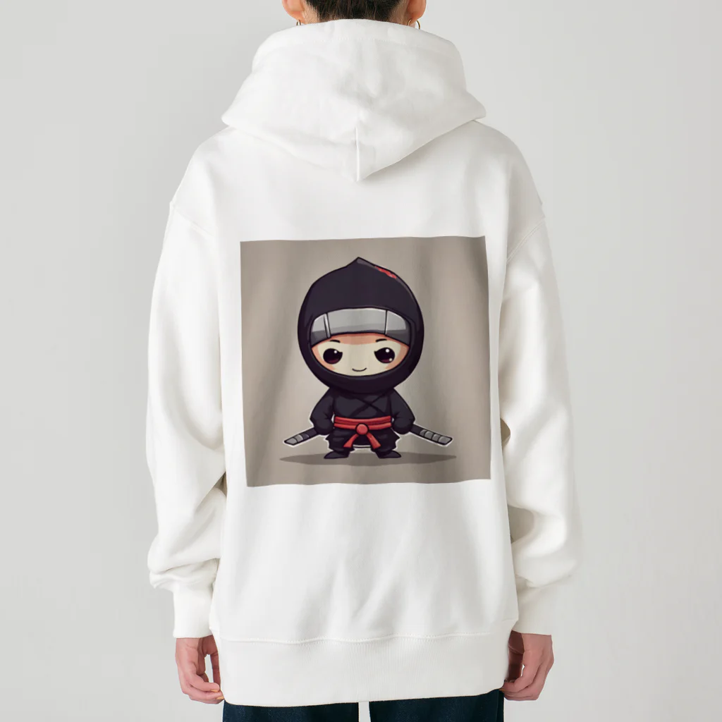 d-design-labのかわいい忍者のイラストグッズ Heavyweight Zip Hoodie