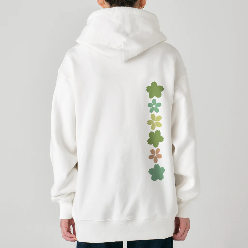 つきしょっぷのくすみカラーの桜 Heavyweight Zip Hoodie