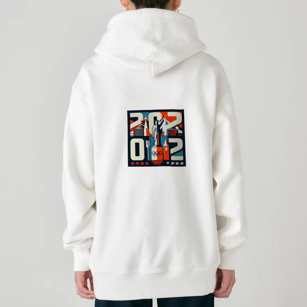 ヘッヘンのお店の【2062】アート Heavyweight Zip Hoodie