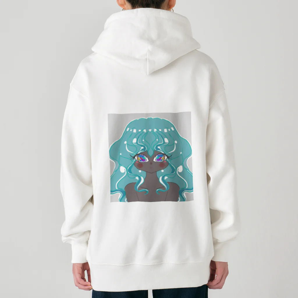 キノコ猫のお店の女の子 Heavyweight Zip Hoodie