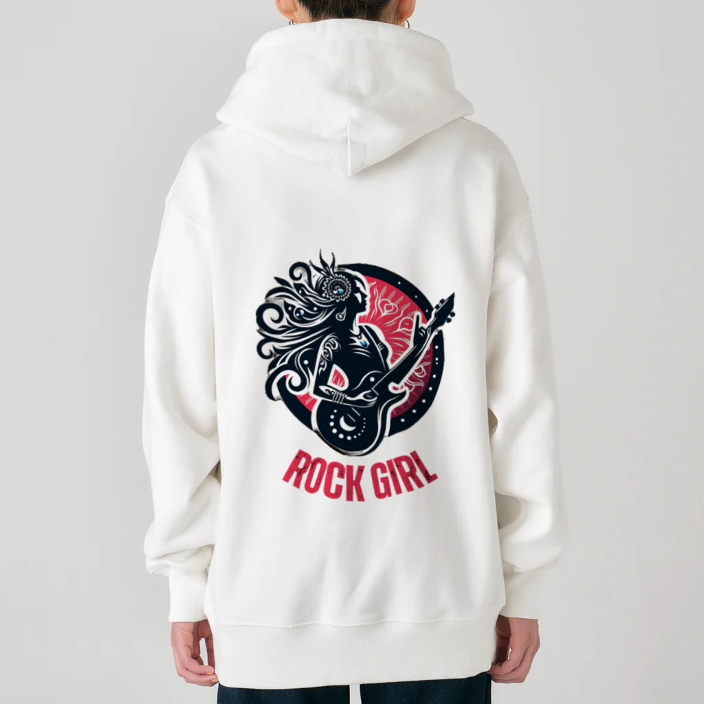 ロック堂のROCK GIRL Heavyweight Zip Hoodie