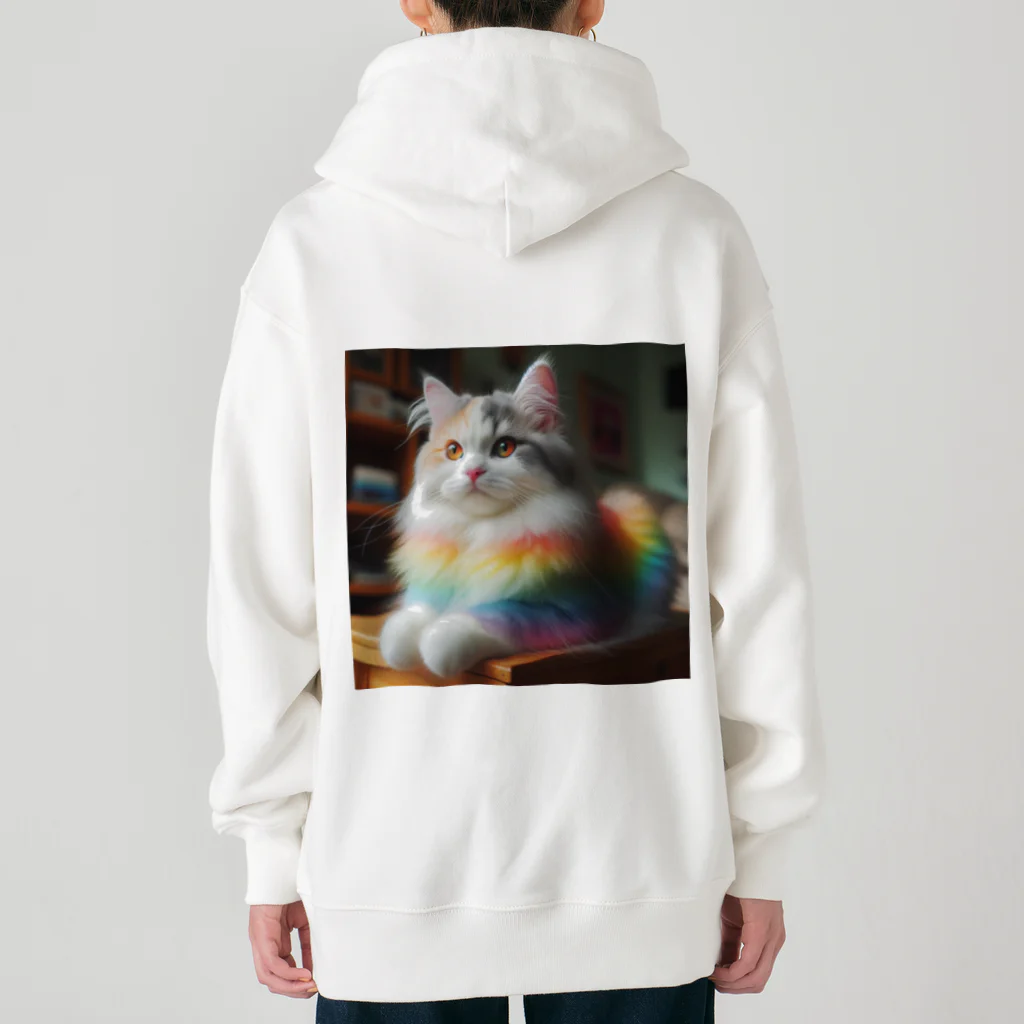 Creation CATの虹色CAT ヘビーウェイトジップパーカー