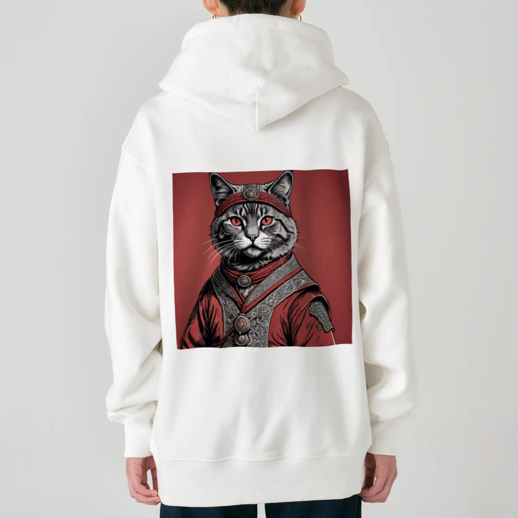 hogarakuの縄文猫 Heavyweight Zip Hoodie