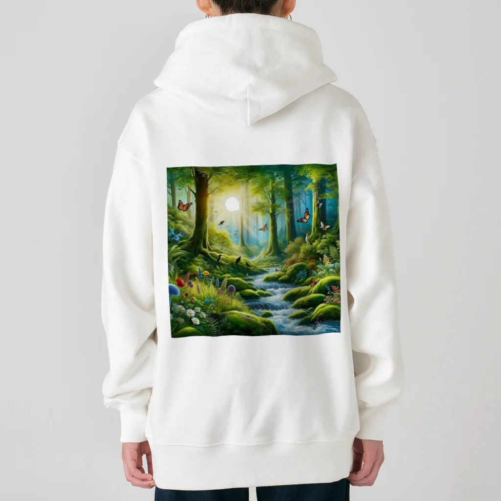 Rパンダ屋の「幻想的な森」グッズ Heavyweight Zip Hoodie