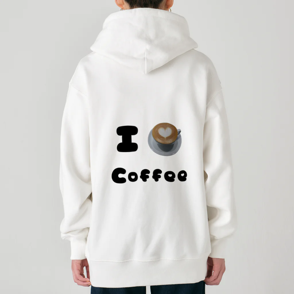 BIMAMECOFFEEのI♡coffee ヘビーウェイトジップパーカー