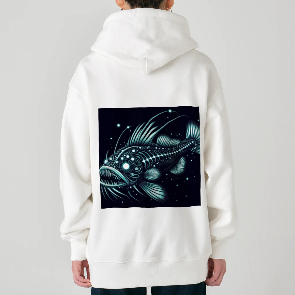 susumu47の深海魚のキャラクターグッズ Heavyweight Zip Hoodie