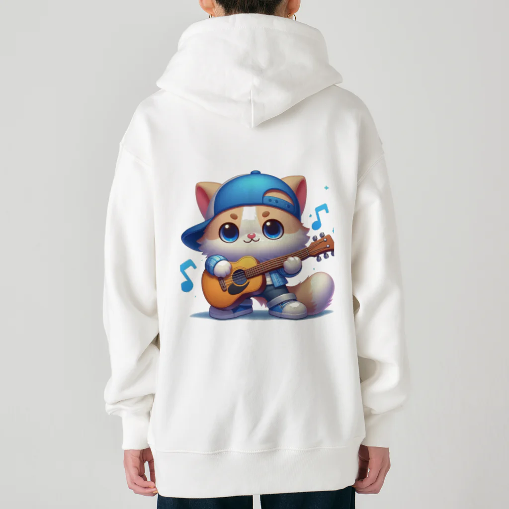 モンピパラダイスのにゃんこ🐱のリズムにノッテ🎵 Heavyweight Zip Hoodie