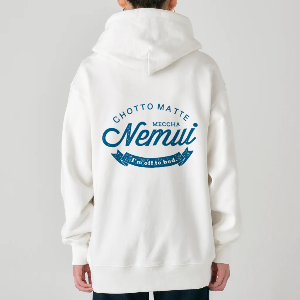 OFUZAKEのCMMN_BLUE Heavyweight Zip Hoodie