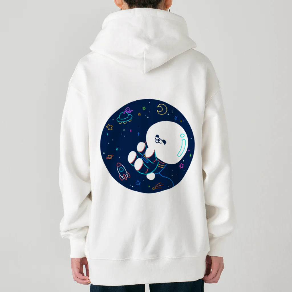 甘漏り屋の宇宙遊泳ビション Heavyweight Zip Hoodie