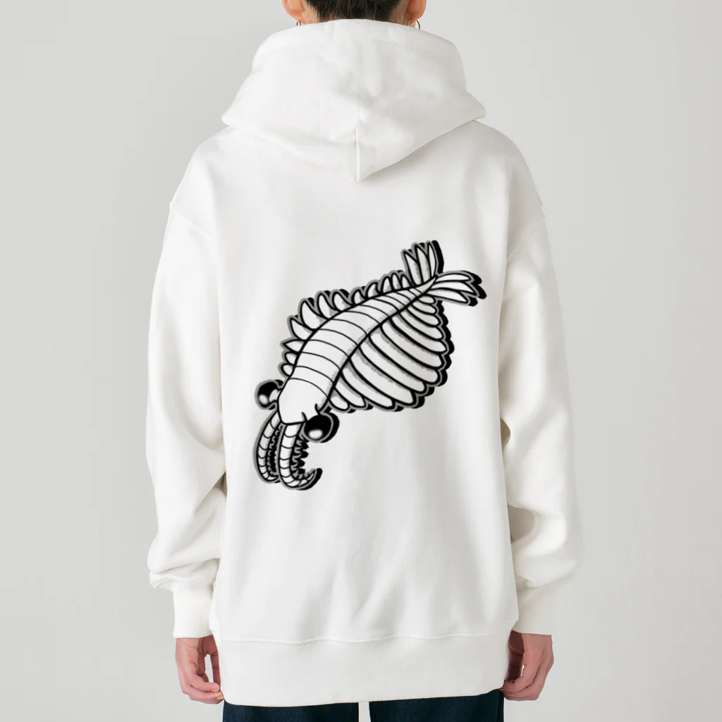 LalaHangeulのアノマロカリス　バックプリント Heavyweight Zip Hoodie