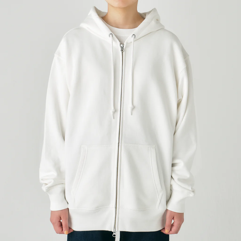 生物＝ケモノのヲ店のブリキ　彩色 Heavyweight Zip Hoodie