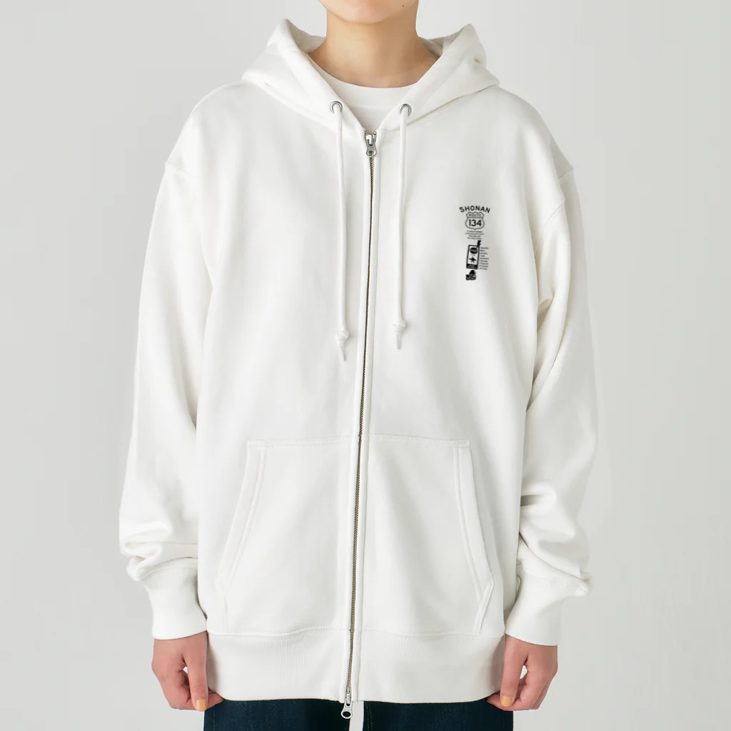 boldandnewのR134_No.001_BK Heavyweight Zip Hoodie